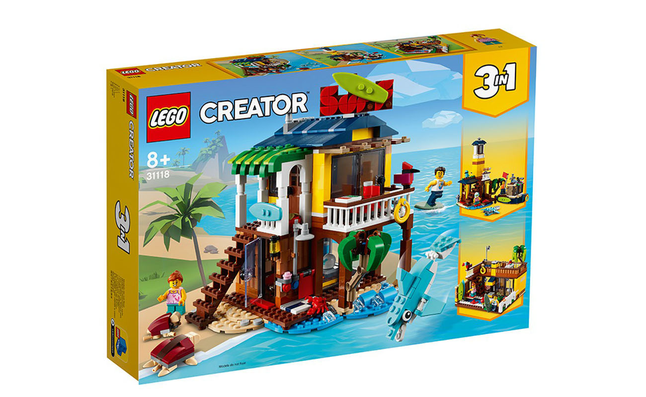 Bộ Lego Creator 31118 Nhà lướt sóng bãi biển