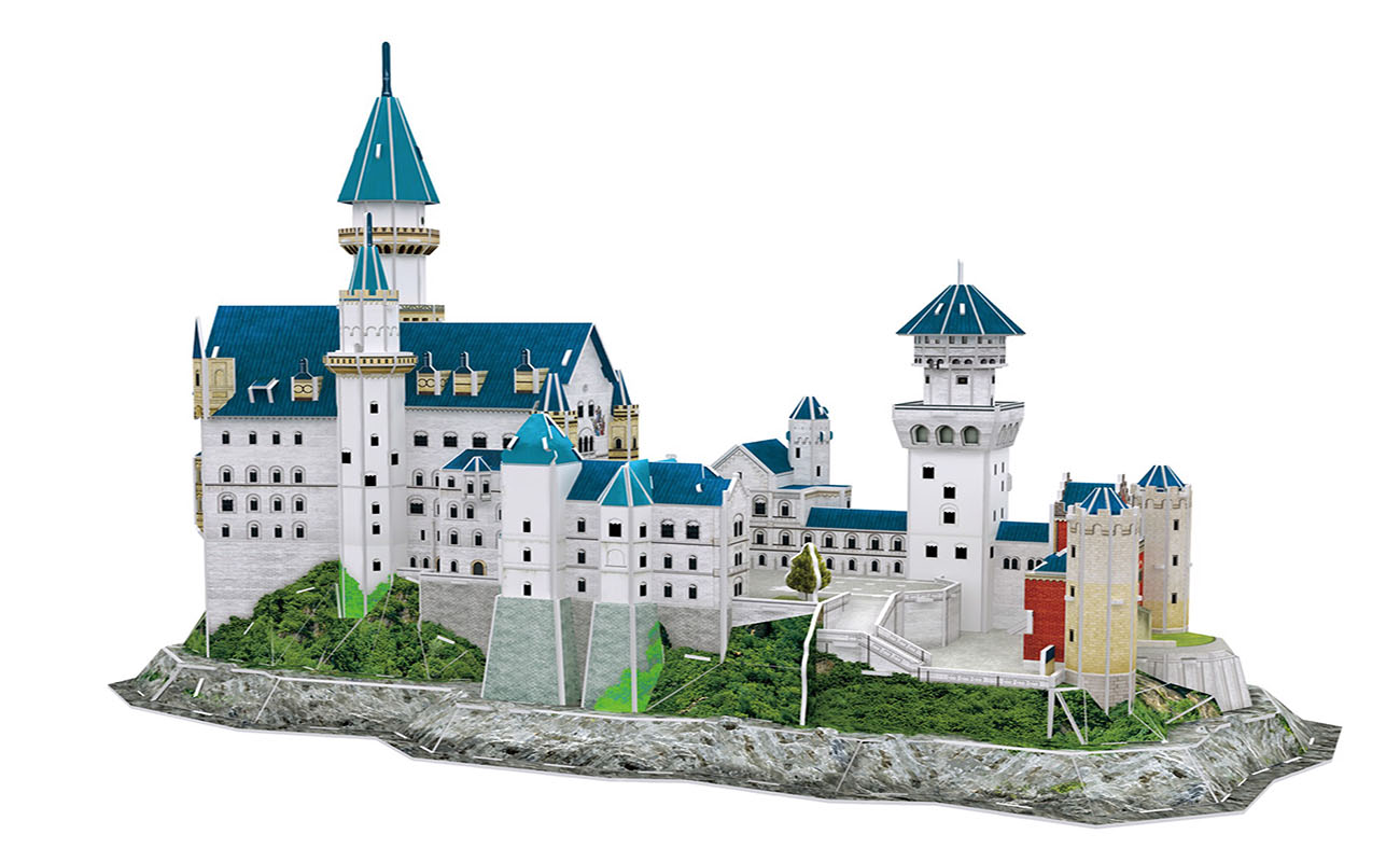 Đồ chơi lắp ráp mô hình lâu đài 3D bằng giấy