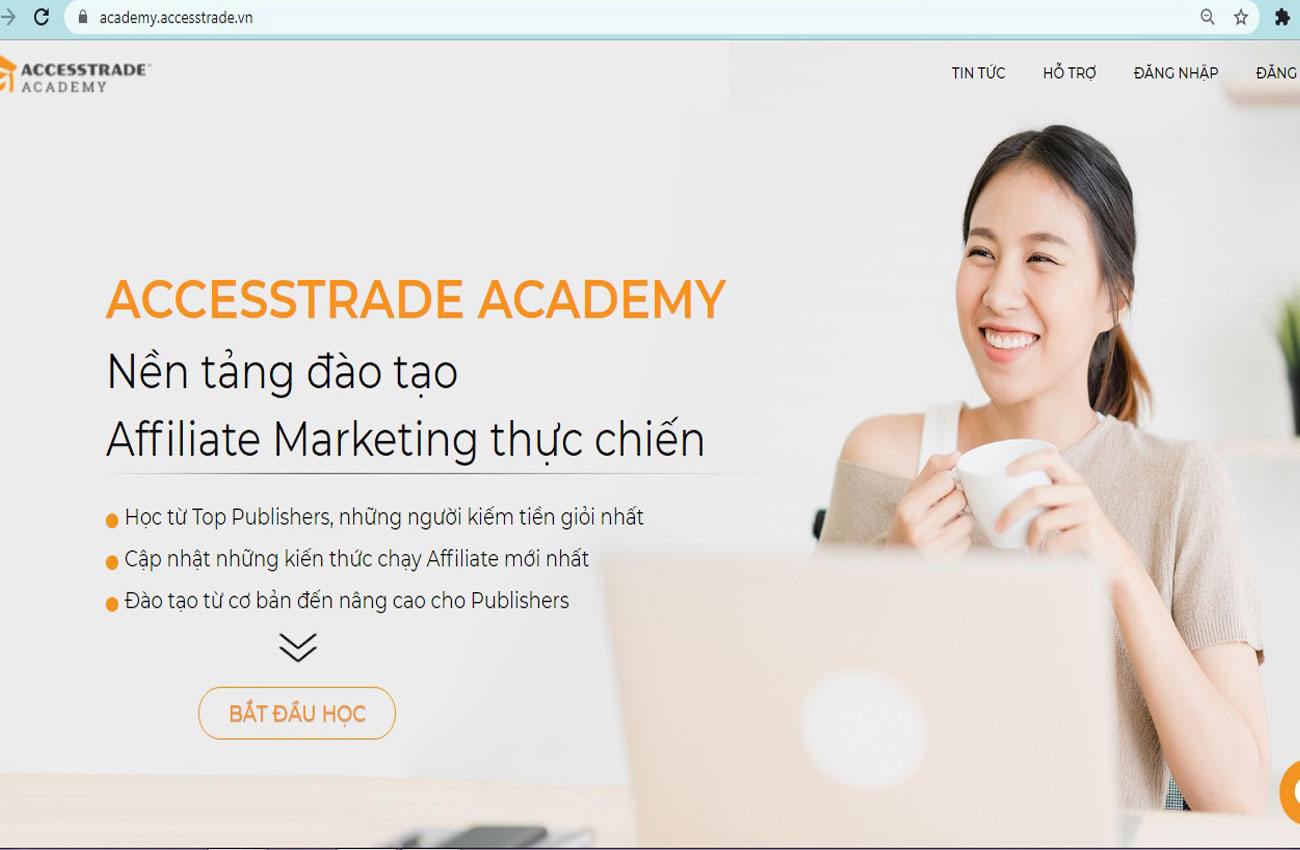 website Accesstrade Academy