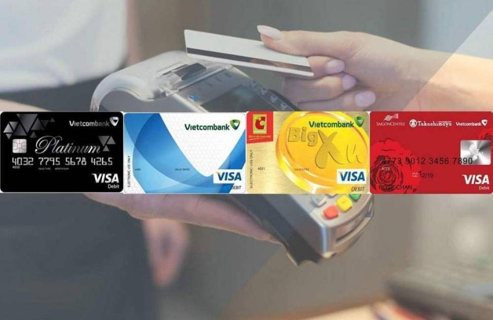 Các loại thẻ tín dụng Vietcombank