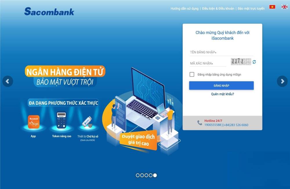 Hướng dẫn mở tài khoản Sacombank không cần đến ngân hàng