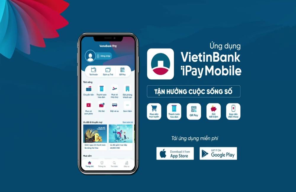 Hướng dẫn tải app Vietinbank iPay cho điện thoại