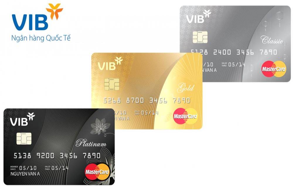 Thẻ tín dụng VIB có mấy loại