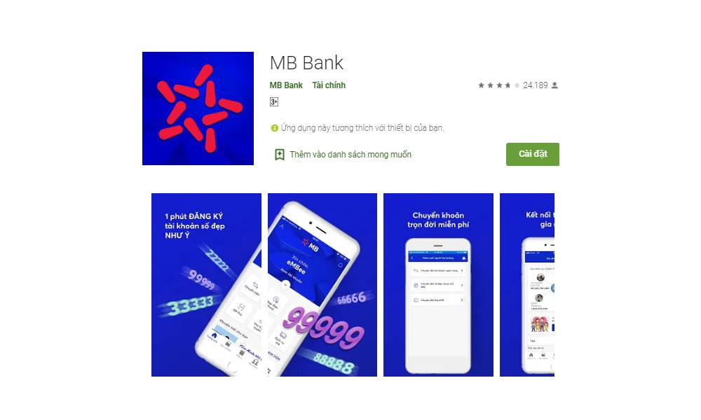 Tải app MBBank