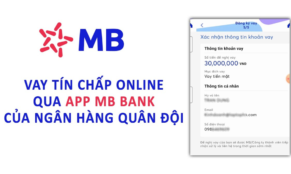 Hướng dẫn chi tiết các bước vay tín chấp trên app MBBank