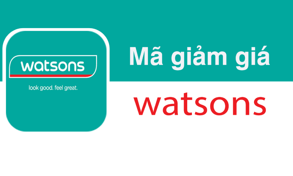 Bạn có thể dễ dàng lấy mã giảm giá Watsons tại VuiUp
