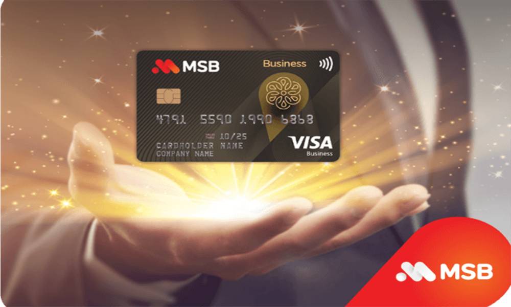 Thẻ tín dụng MSB Visa Online