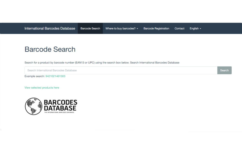 Website check mã vạch được nhiều người sử dụng Barcode Database