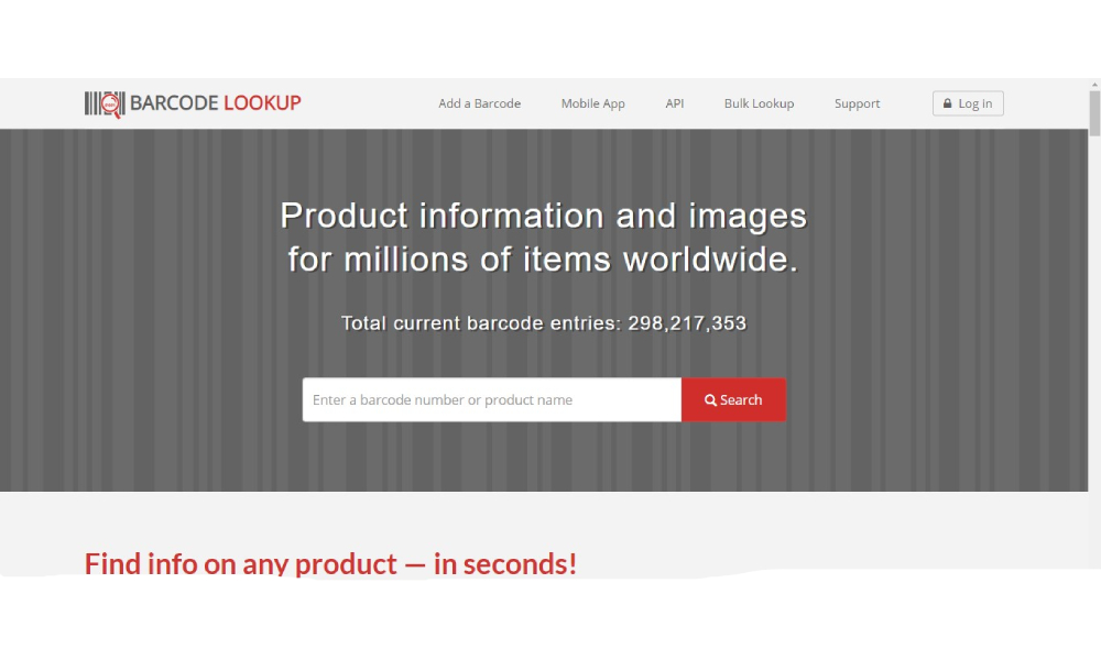 Barcode Lookup có chức năng giúp người dùng so sánh giá của sản phẩm