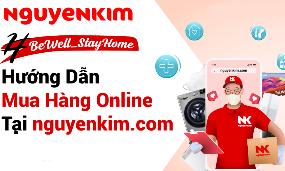 Hướng dẫn mua hàng online tại Nguyễn Kim