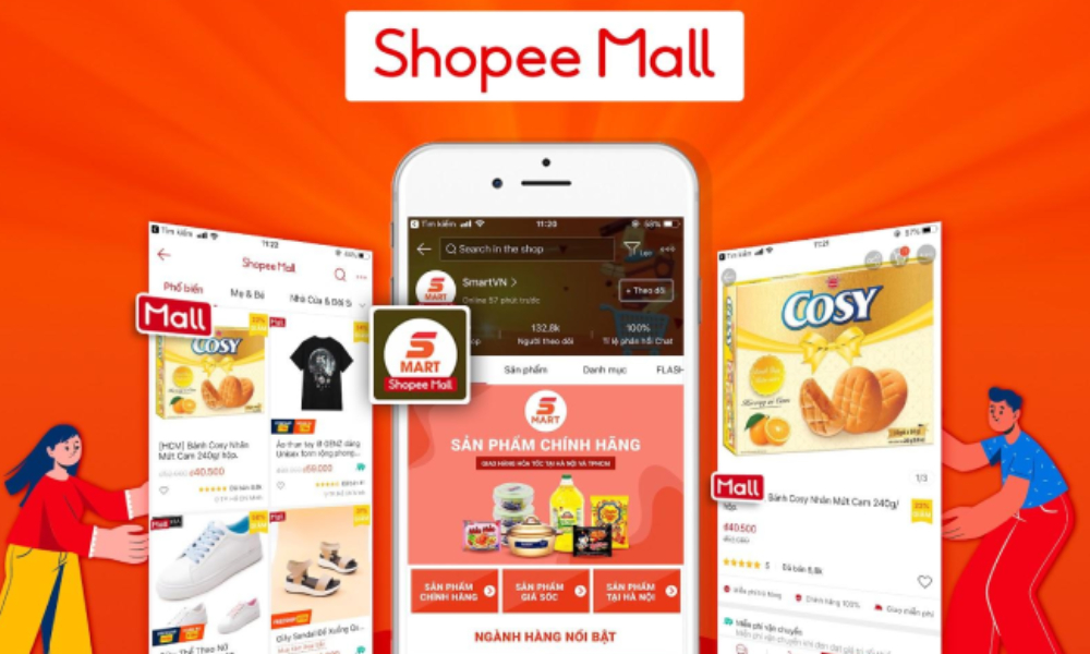 Shopee Mall là một tính năng của Shopee giúp bạn mua được những món hàng chất lượng