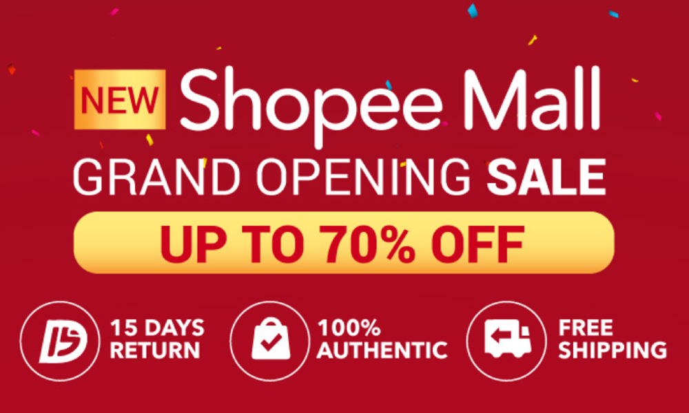 Các ưu điểm nổi bật của Shopee Mall như hàng chính hãng, giao hàng nhanh, đổi trả hàng trong 15 ngày