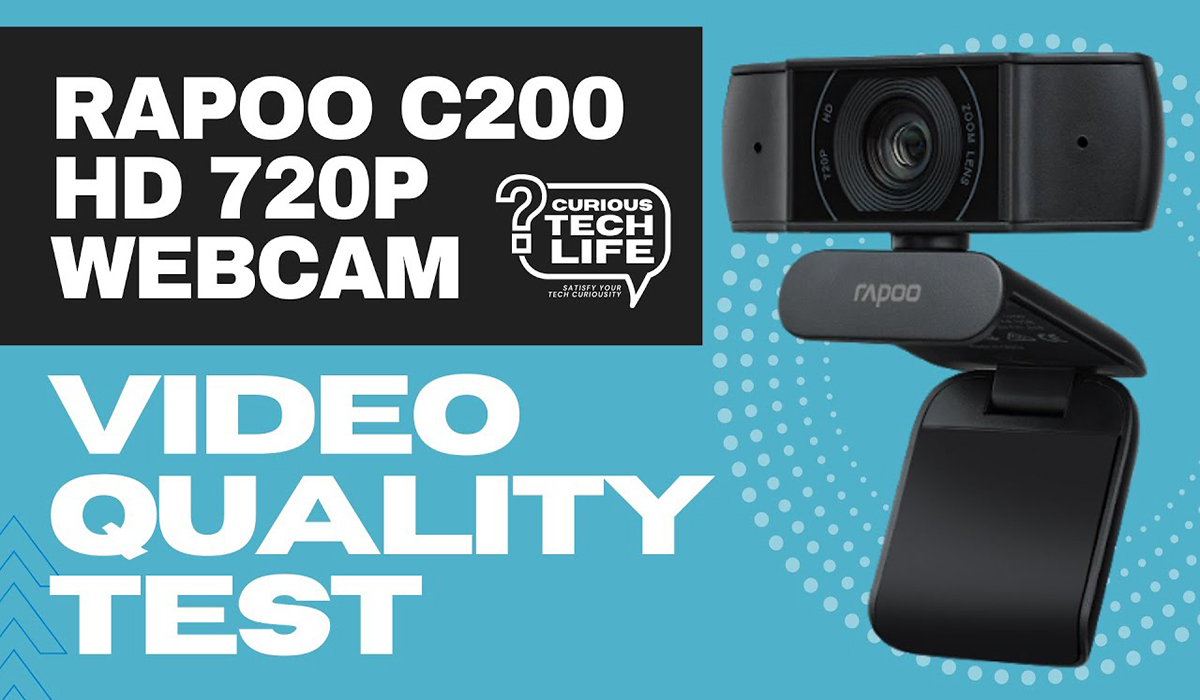 Webcam Rapoo C200 thu video chất lượng cao